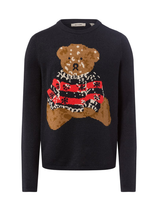 Only&Sons Strickpullover Herren Feinstrick gemustert