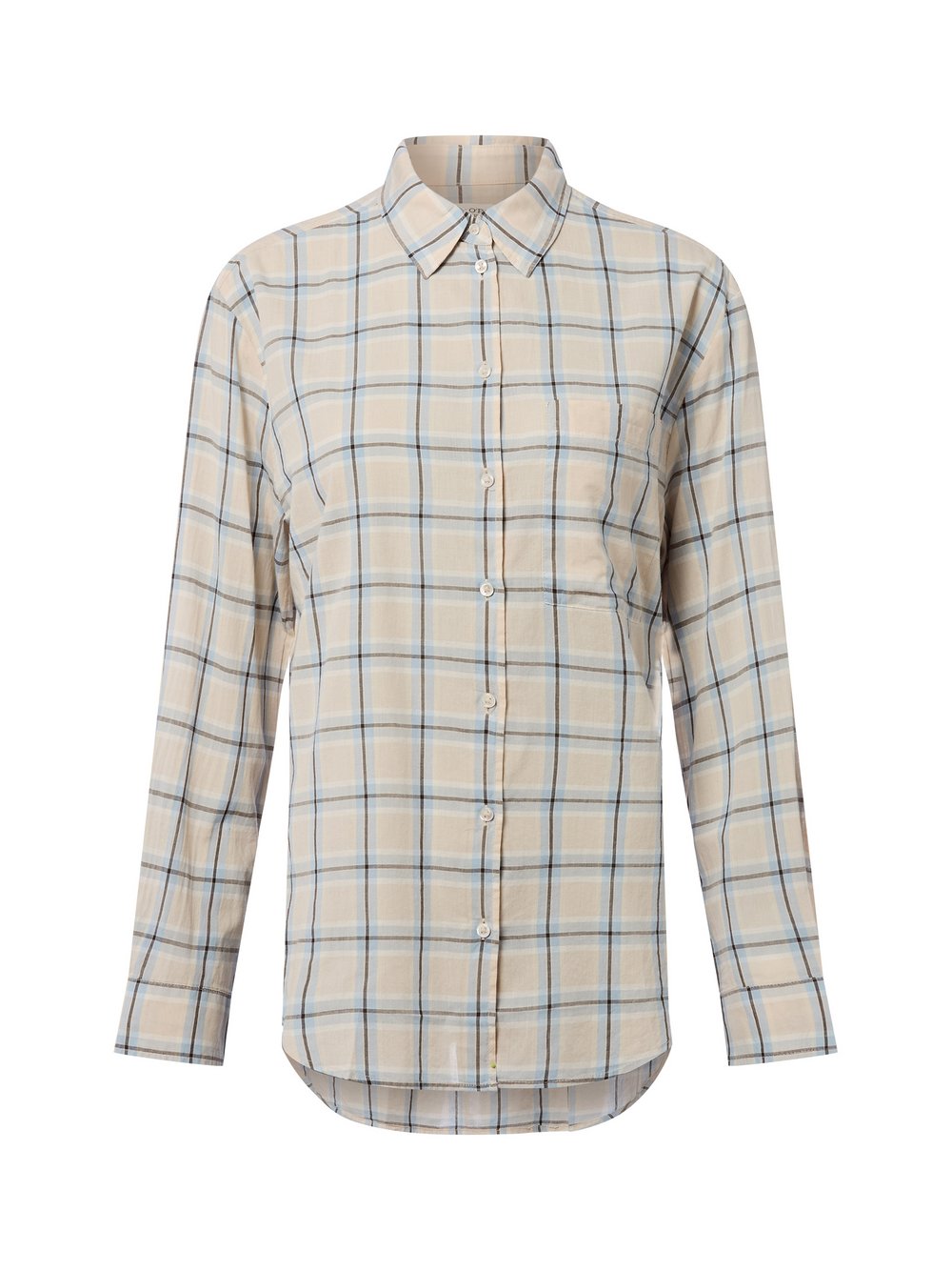 Marc O'Polo Hemdbluse Damen Baumwolle kariert