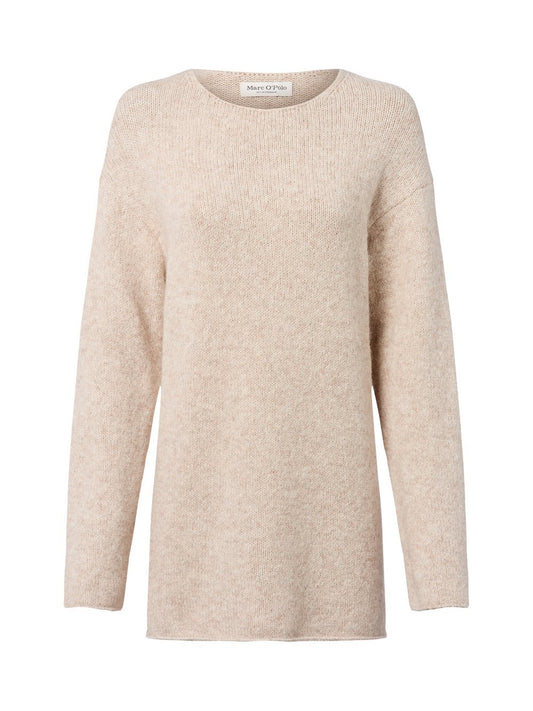 Marc O'Polo Strickpullover mit Alpaka-Anteil Damen Baumwolle meliert