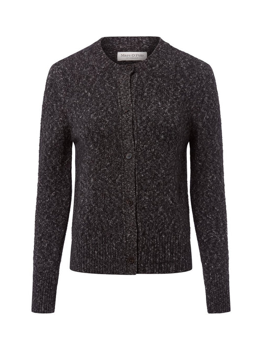 Marc O'Polo Strickjacke mit Alpakaanteil Damen Baumwolle meliert