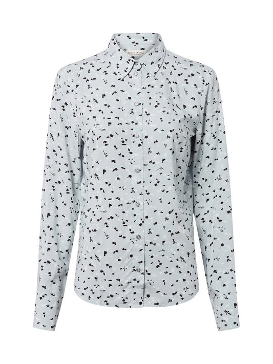 Marc O'Polo Hemdbluse Damen Viskose gemustert