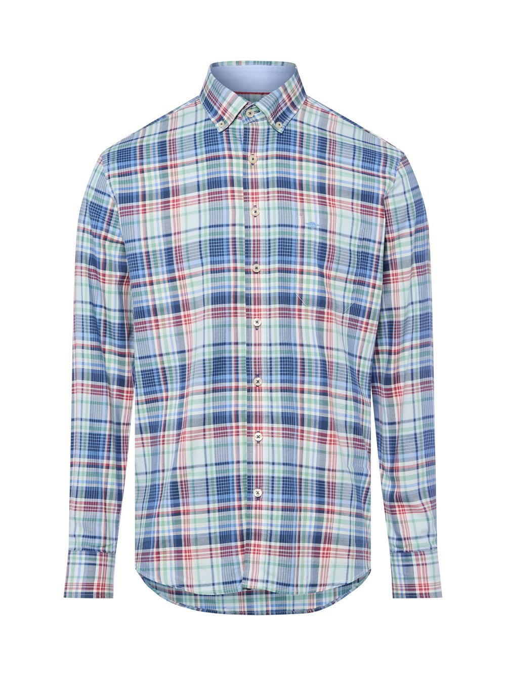 Fynch-Hatton Hemd Herren Regular Fit Baumwolle kariert