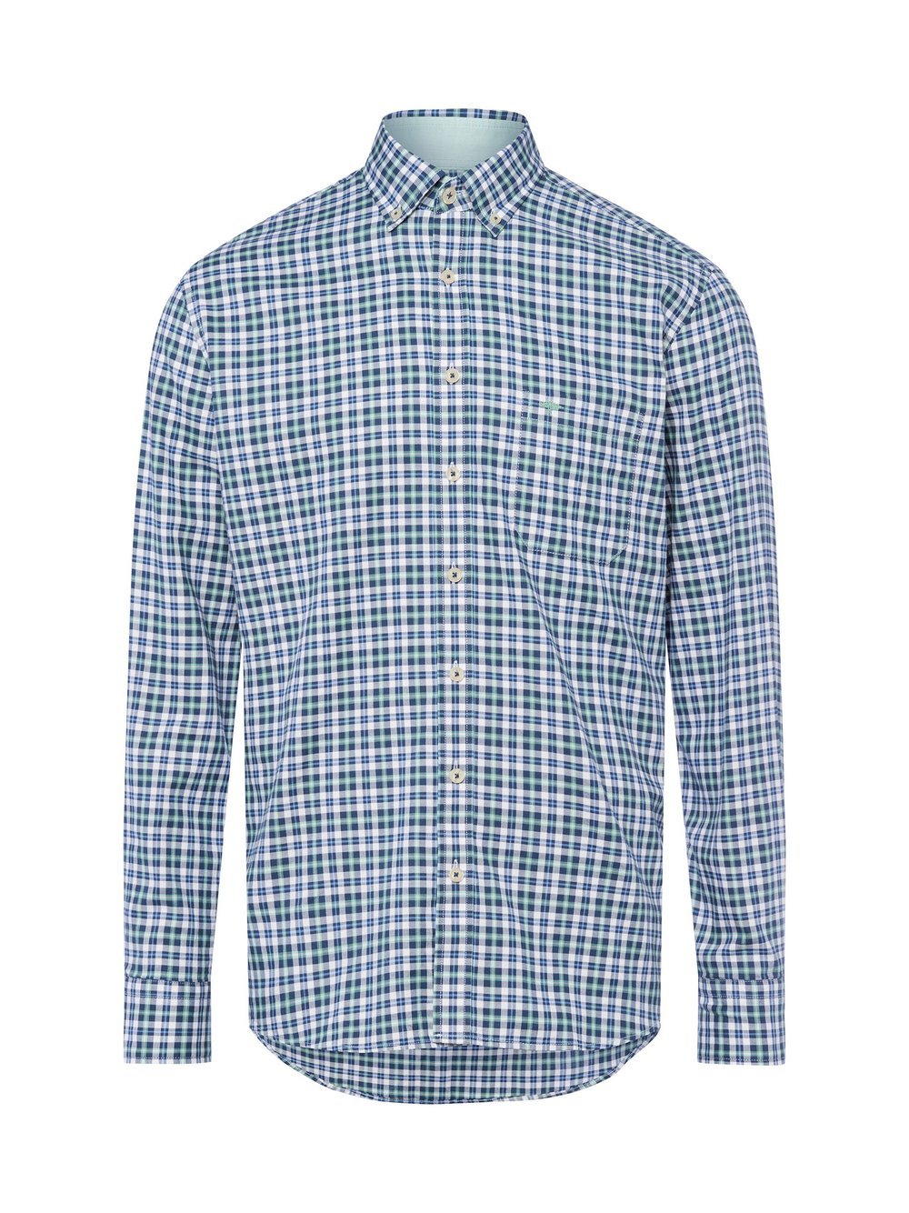 Fynch-Hatton Hemd Herren Regular Fit Baumwolle kariert