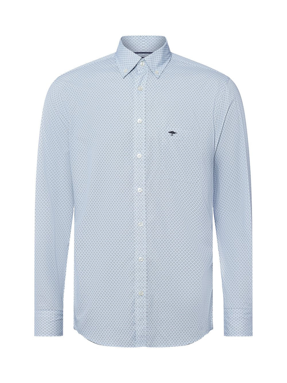 Fynch-Hatton Hemd Herren Regular Fit Baumwolle gemustert