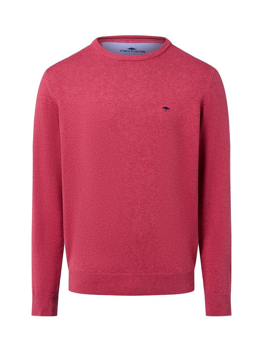 Fynch-Hatton Pullover Herren Baumwolle meliert
