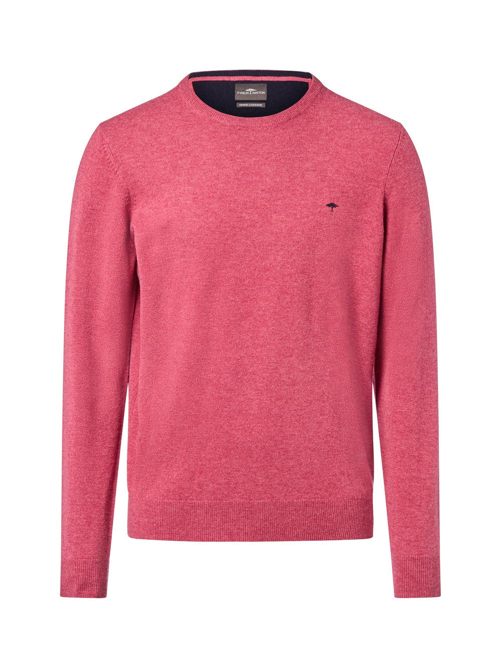 Fynch-Hatton Woll-Pullover mit Cashmere-Anteil Herren Wolle meliert