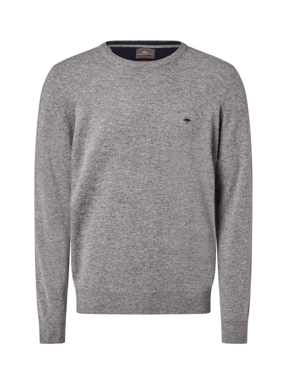 Fynch-Hatton Woll-Pullover mit Cashmere-Anteil Herren Wolle meliert