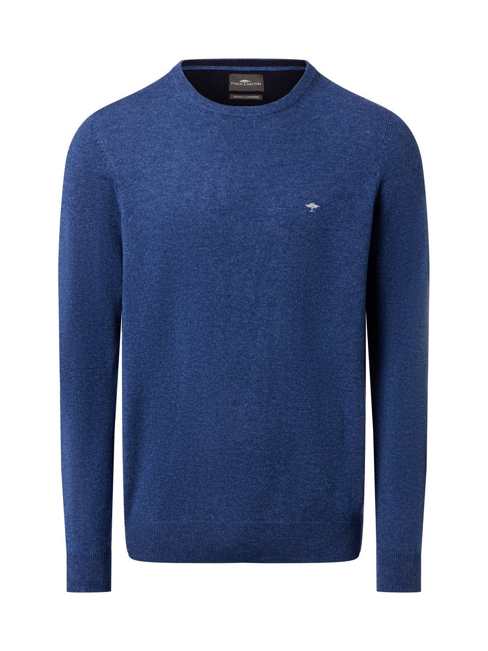 Fynch-Hatton Woll-Pullover mit Cashmere-Anteil Herren Wolle meliert