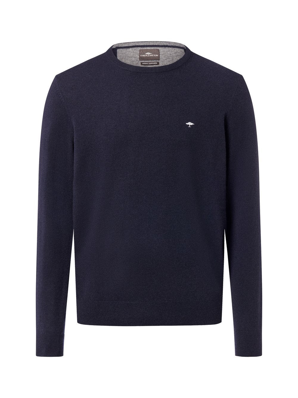 Fynch-Hatton Woll-Pullover mit Cashmere-Anteil Herren Wolle meliert