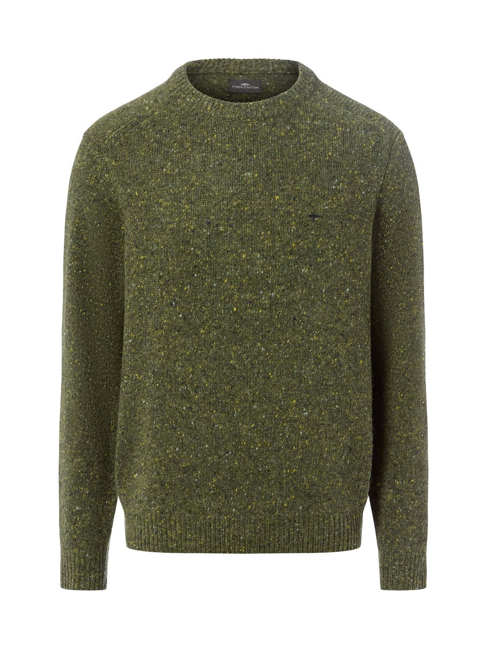 Fynch-Hatton Wollpullover mit Alpaka-Anteil Herren Wolle meliert