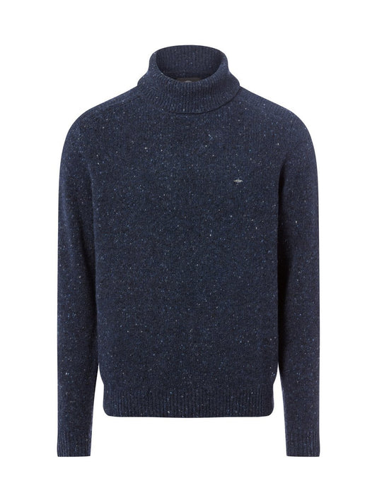 Fynch-Hatton Pullover mit Woll- und Alpaka-Anteil Herren Wolle meliert