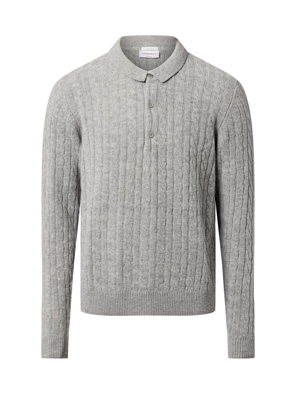 Lindbergh Strick-Pullover mit Lammwoll-Anteil Herren Lambswool meliert