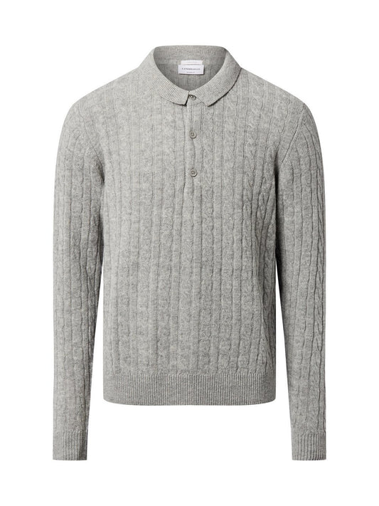 Lindbergh Strick-Pullover mit Lammwoll-Anteil Herren Lambswool meliert