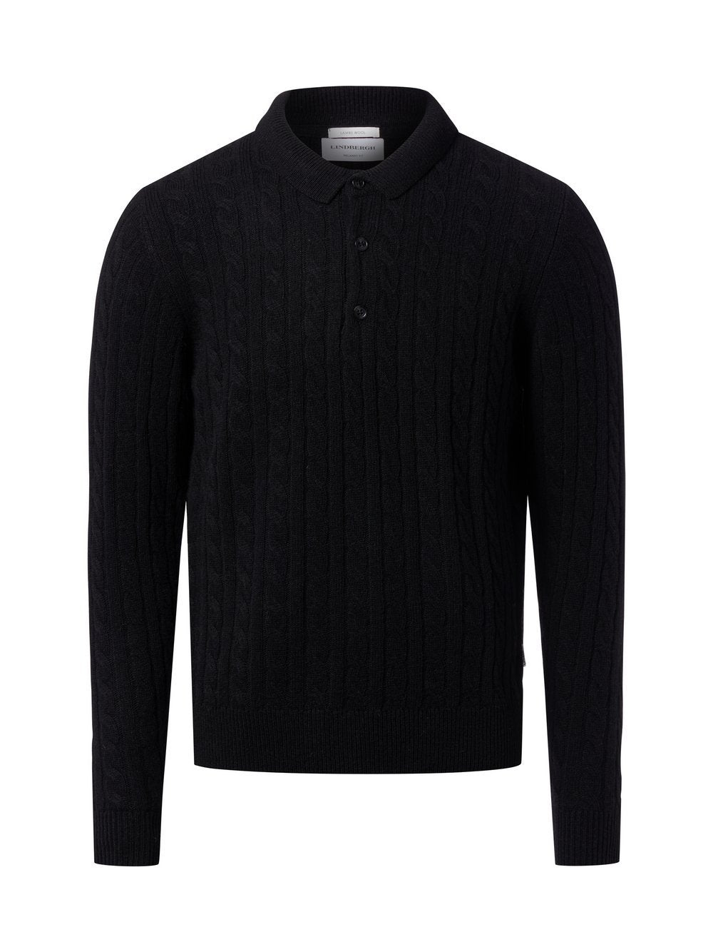 Lindbergh Strick-Pullover mit Lammwoll-Anteil Herren Lambswool meliert