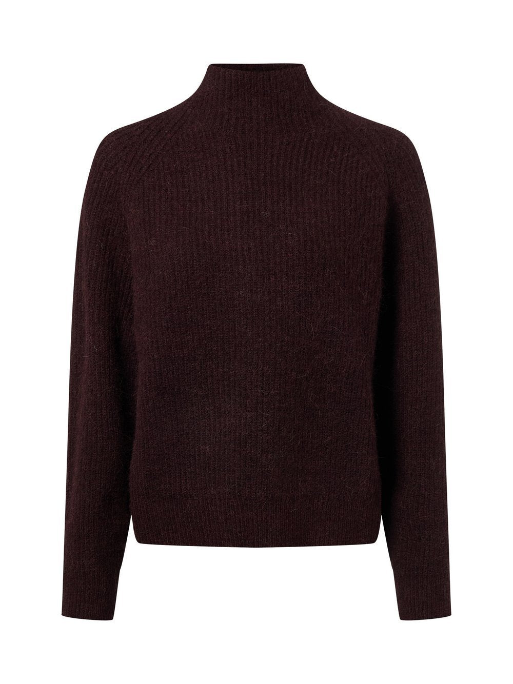 Marie Lund Strickpullover mit Wolle und Alpaka Damen meliert