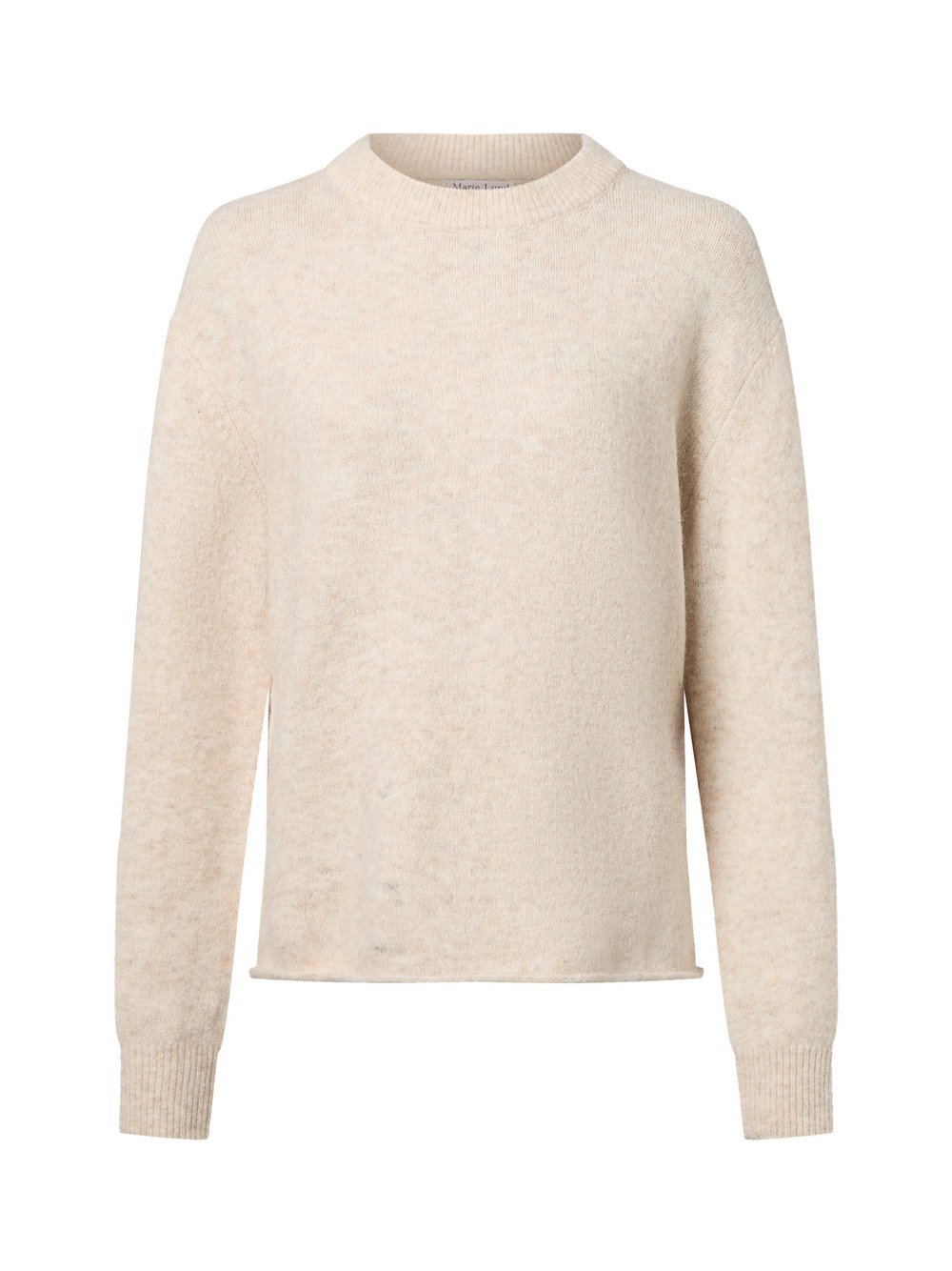 Marie Lund Strickpullover mit Woll- und Alpaka-Anteil Damen meliert