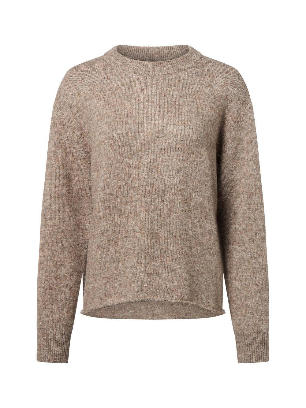 Marie Lund Strickpullover mit Woll- und Alpaka-Anteil Damen meliert