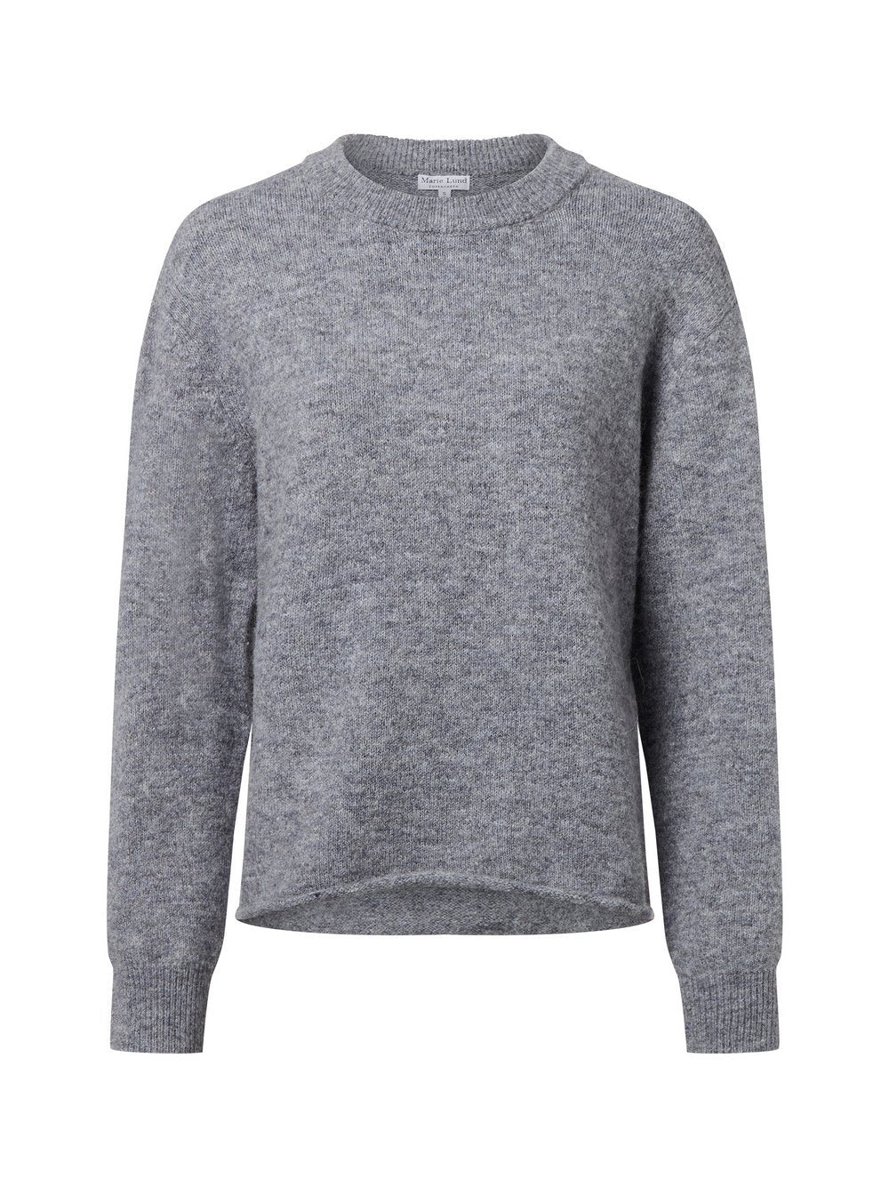 Marie Lund Strickpullover mit Woll- und Alpaka-Anteil Damen meliert