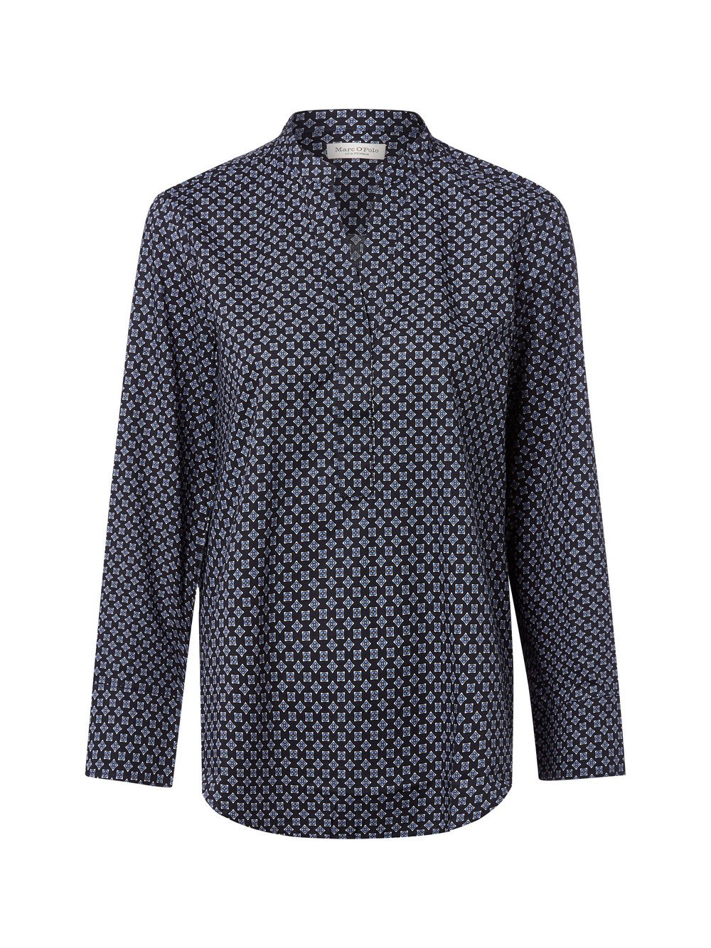 Marc O'Polo Tunikabluse Damen Baumwolle gemustert