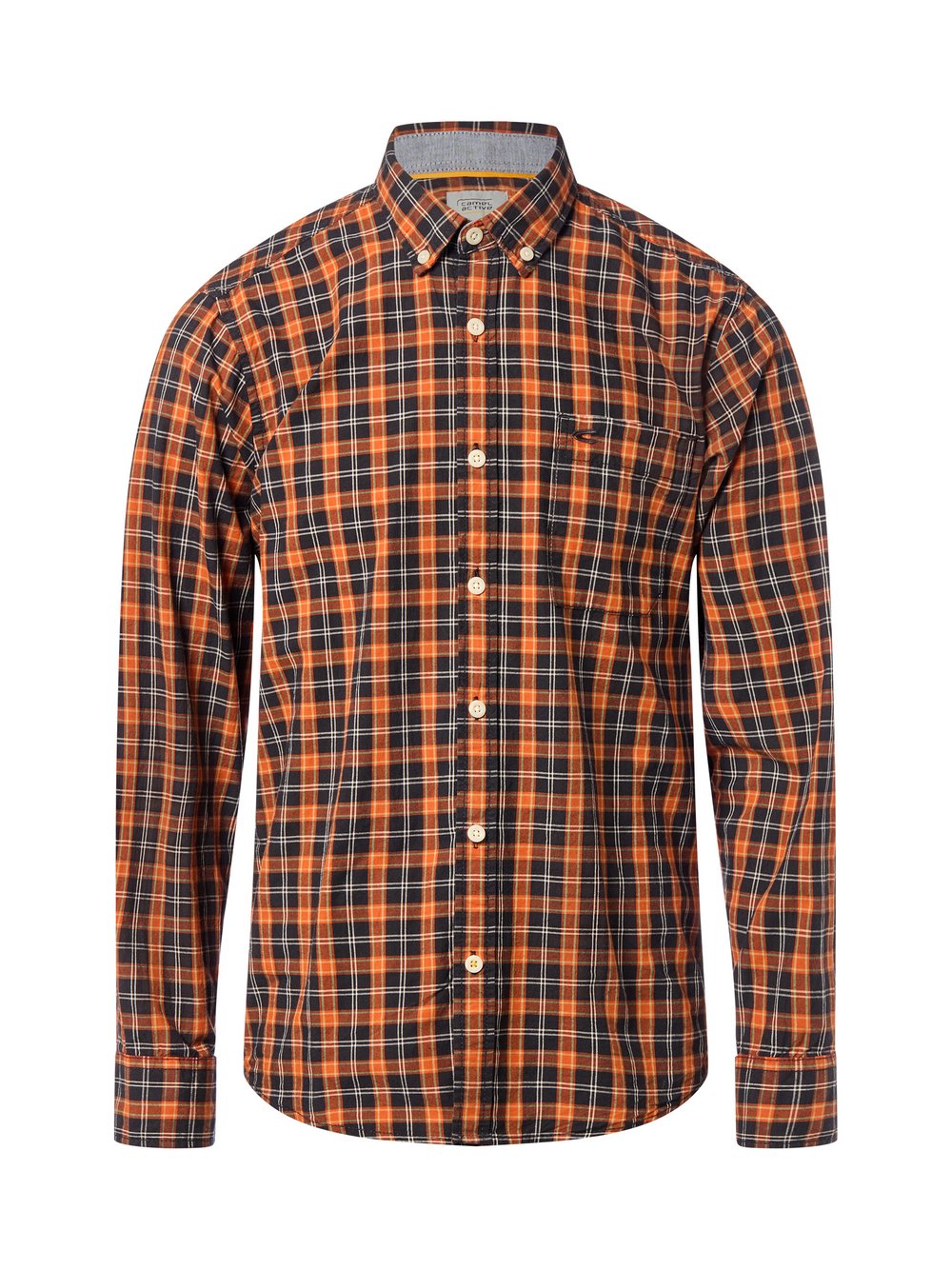 Camel Active Hemd Herren Regular Fit Baumwolle kariert