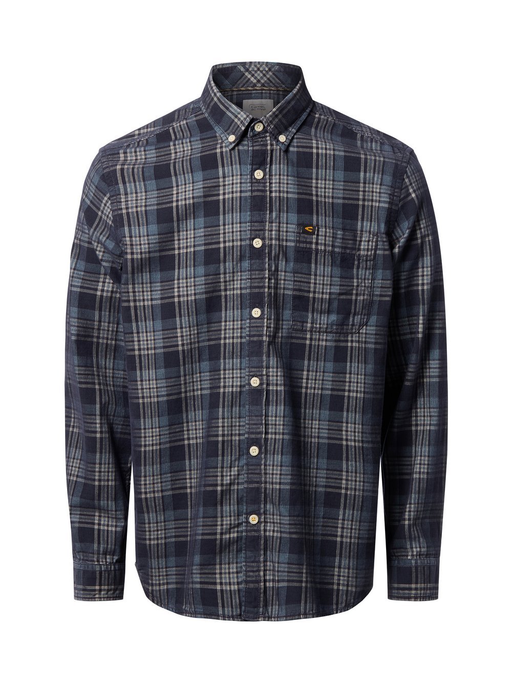 Camel Active Cordhemd Herren Regular Fit Baumwolle kariert