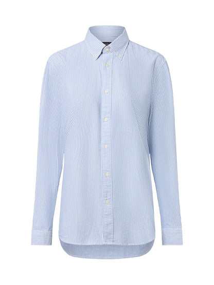 Marc O'Polo Hemd Herren Regular Fit Baumwolle gestreift