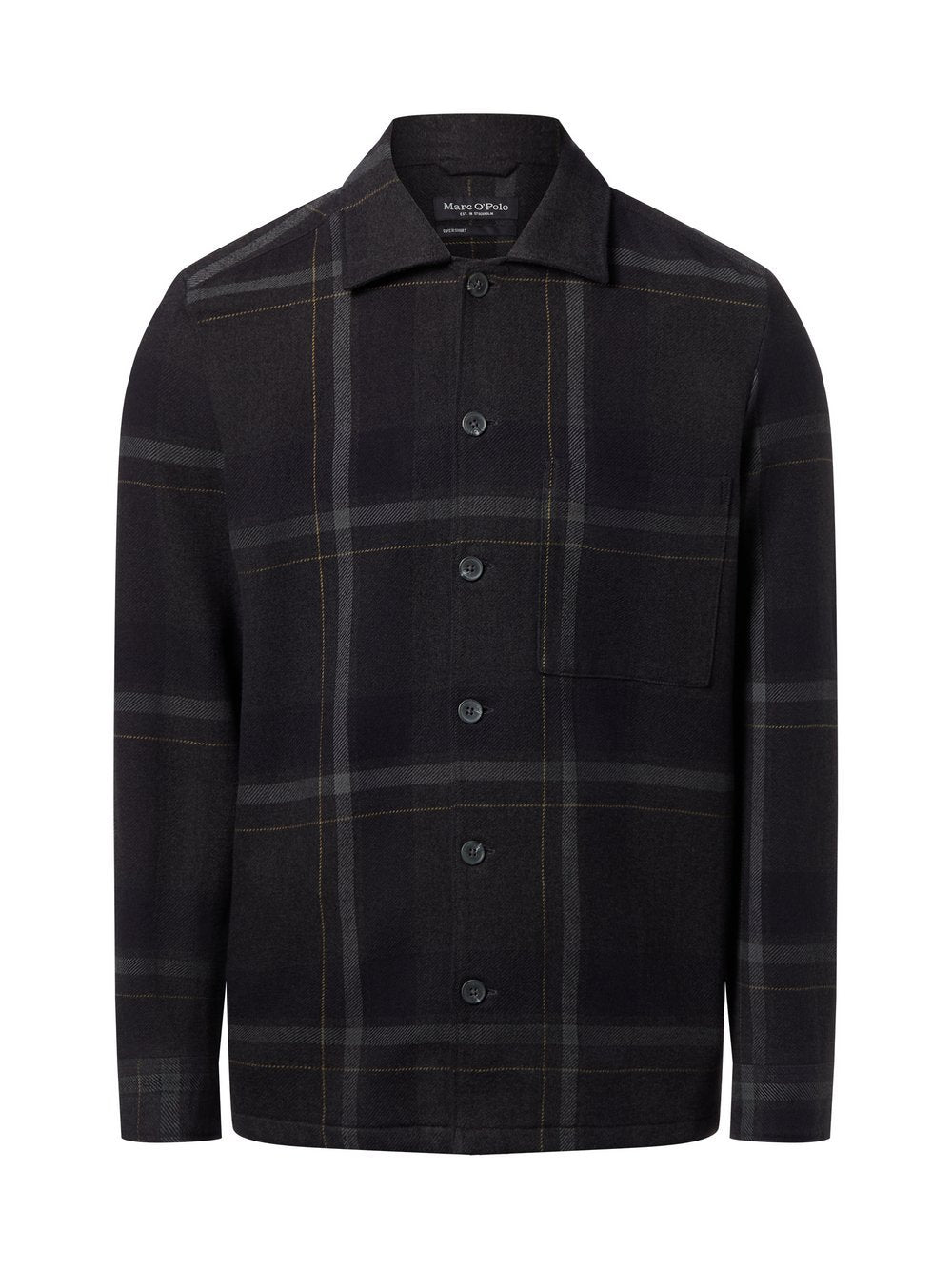 Marc O'Polo Hemdjacke Herren Regular Fit Baumwolle kariert