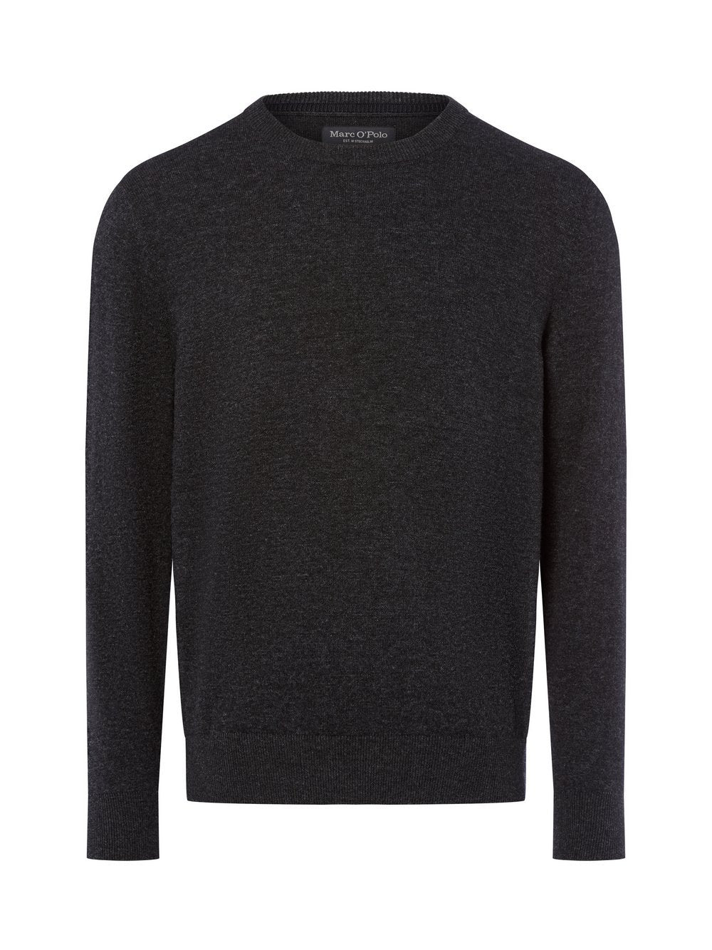 Marc O'Polo Pullover mit Schurwollanteil Herren Baumwolle meliert