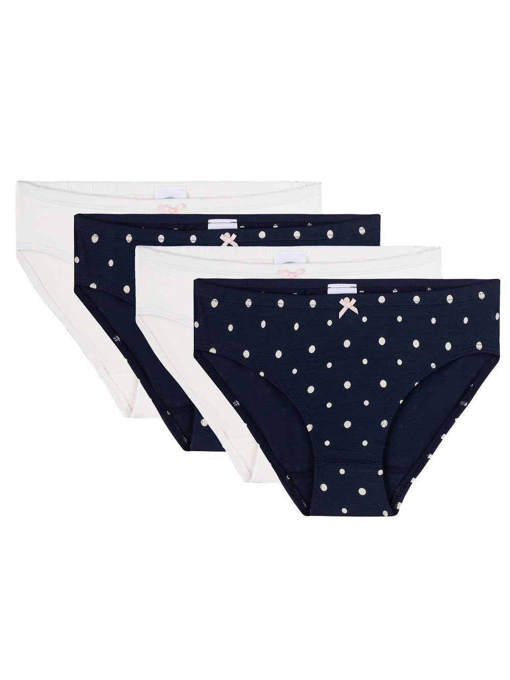 Sanetta Slip 4er Pack Mädchen Baumwolle gepunktet