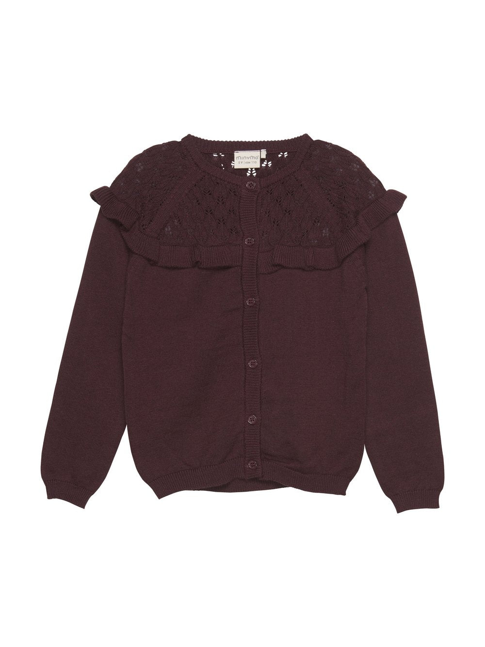 Minymo Strickjacke Mädchen Baumwolle gemustert