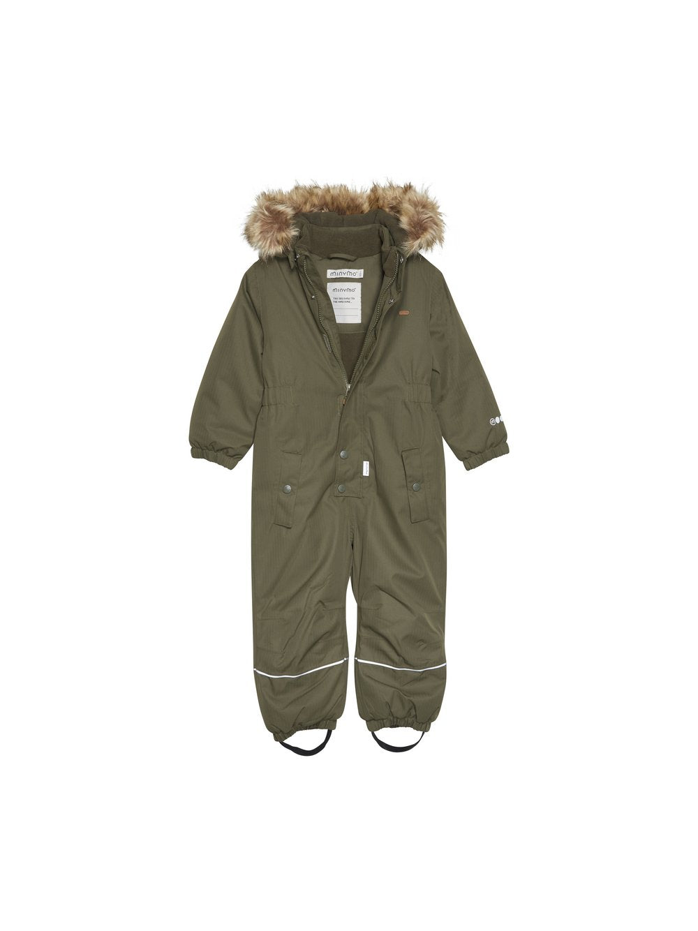 Minymo Schneeoverall Kinder gemustert