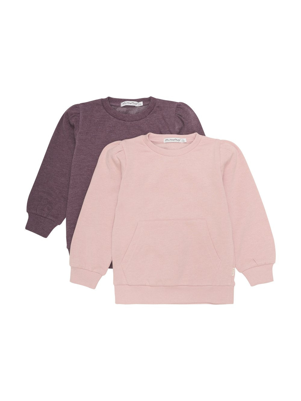 Minymo Rundhalspullover Mädchen Baumwolle