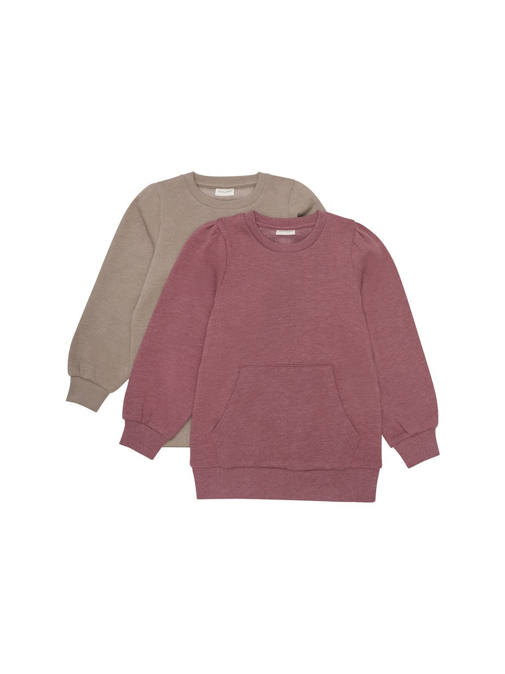 Minymo Rundhalspullover Mädchen Baumwolle