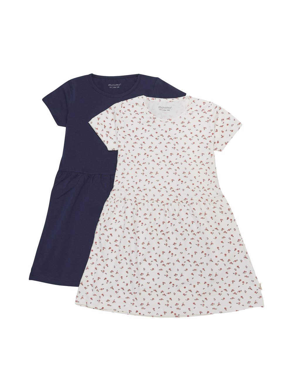 Minymo Jerseykleid Mädchen Baumwolle gemustert