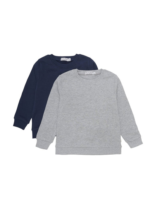 Minymo Rundhalspullover Jungen Baumwolle