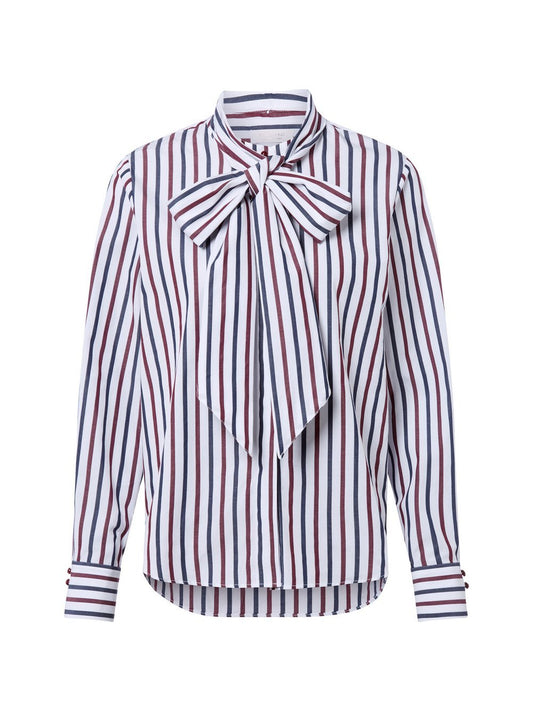 Rich & Royal Bluse Damen Baumwolle gestreift