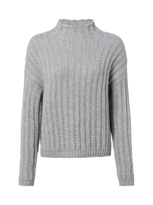 HUGO Grobstrickpullover mit Alpaka-Anteil Damen Baumwolle meliert