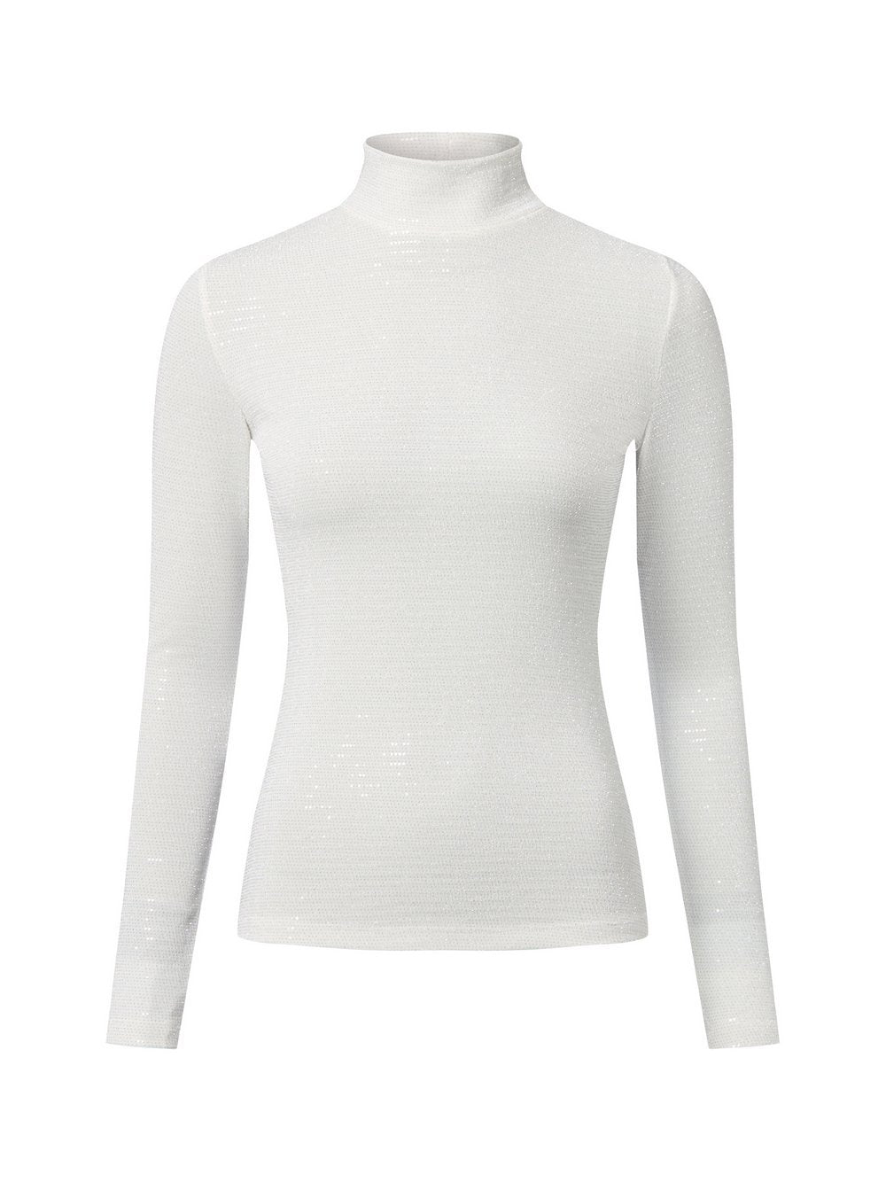 HUGO Langarmshirt Damen Polyamid strukturiert