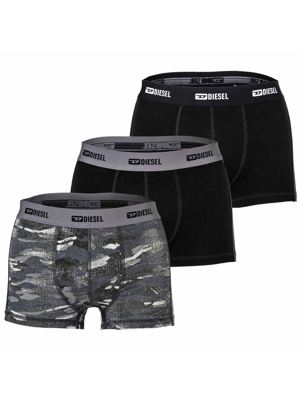 Diesel Boxershort 3er Pack Herren Baumwolle gemustert