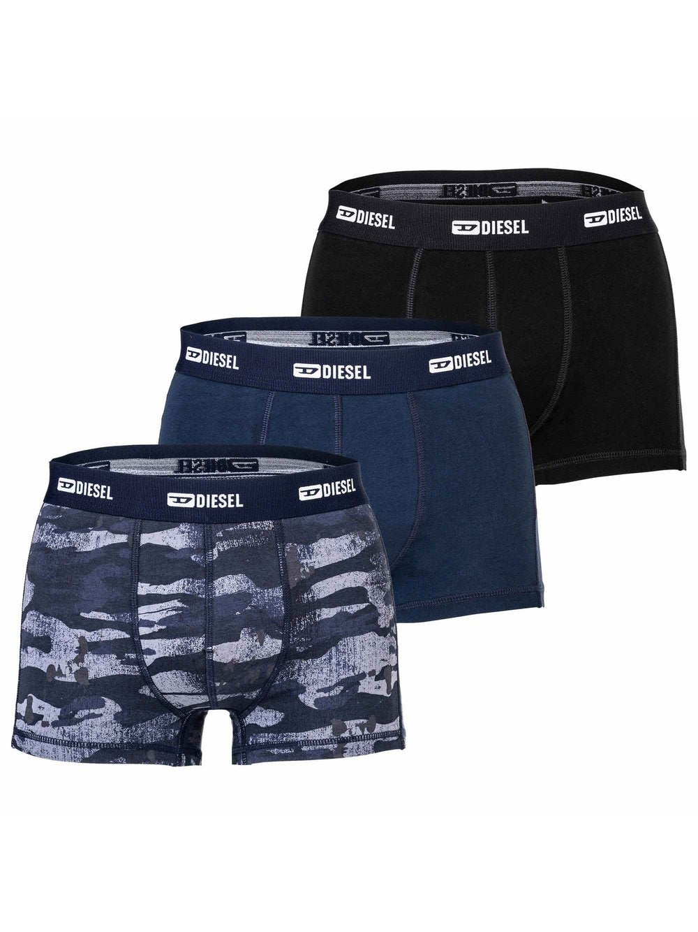 Diesel Boxershort 3er Pack Herren Baumwolle gemustert