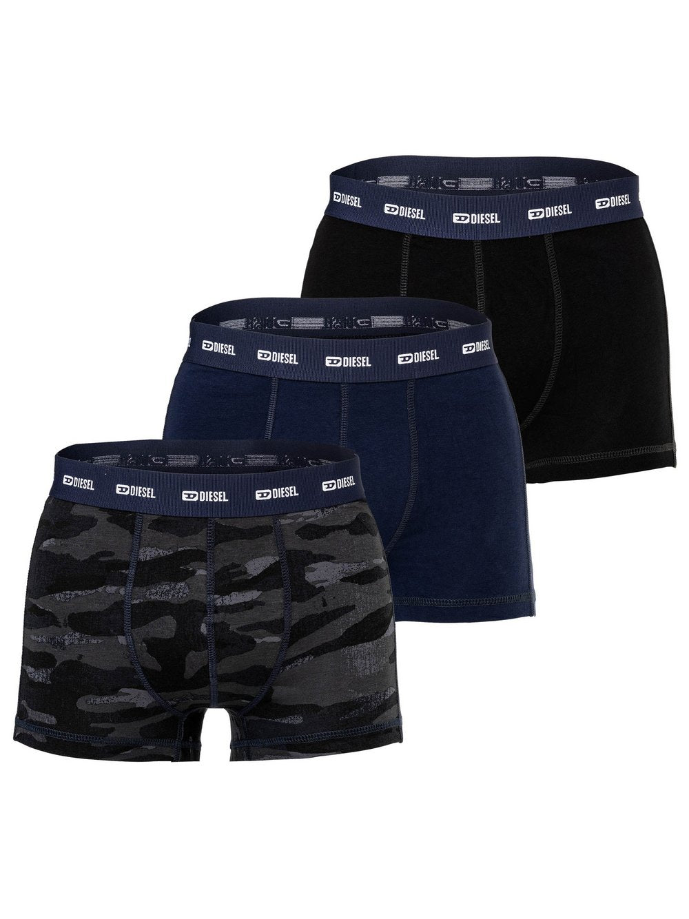 Diesel Boxershort 3er Pack Herren Baumwolle gemustert