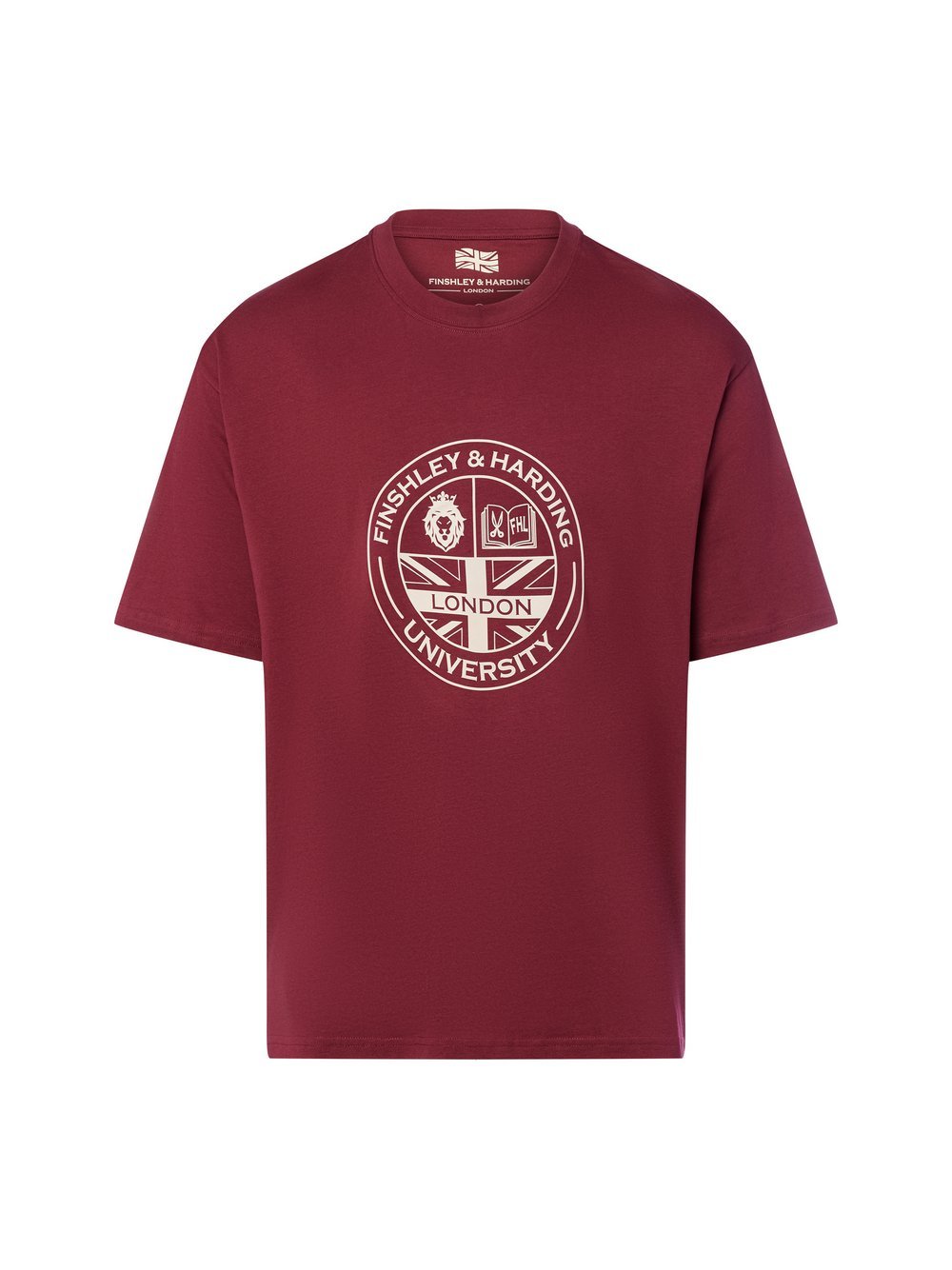 Finshley & Harding London T-Shirt Herren Baumwolle bedruckt