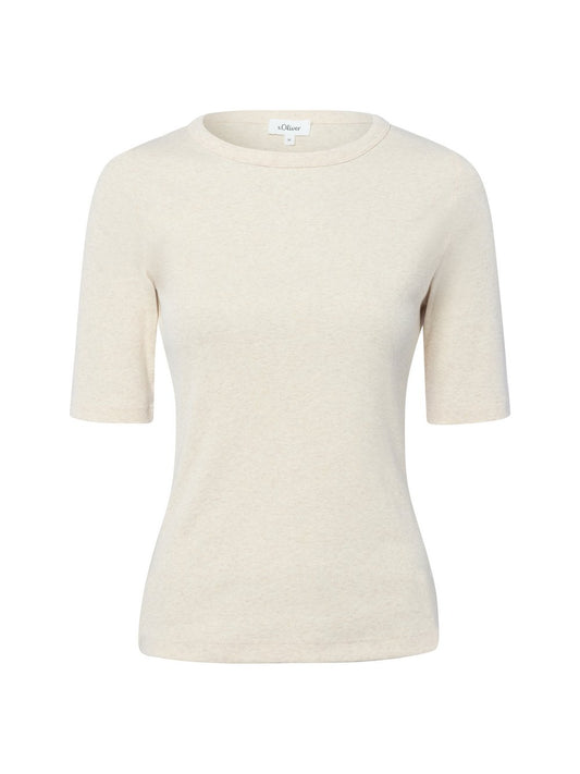 s.Oliver T-Shirt Damen Baumwolle meliert