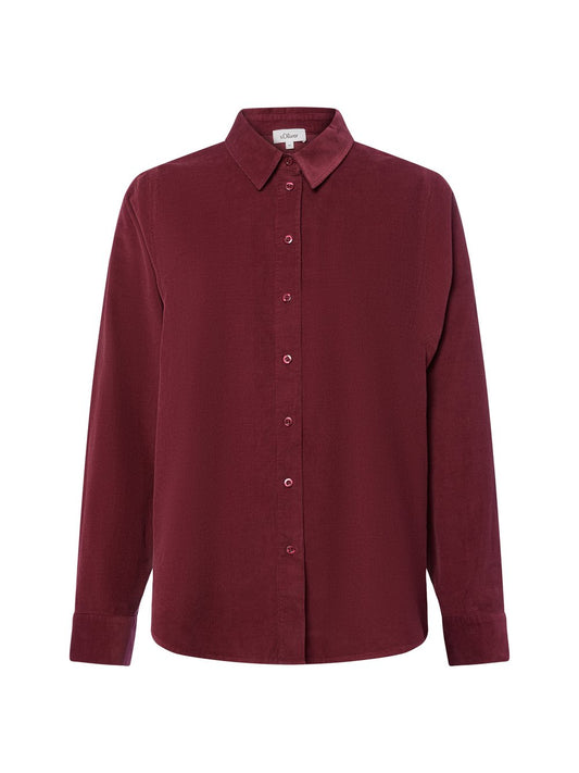 s.Oliver Cordbluse Damen Baumwolle