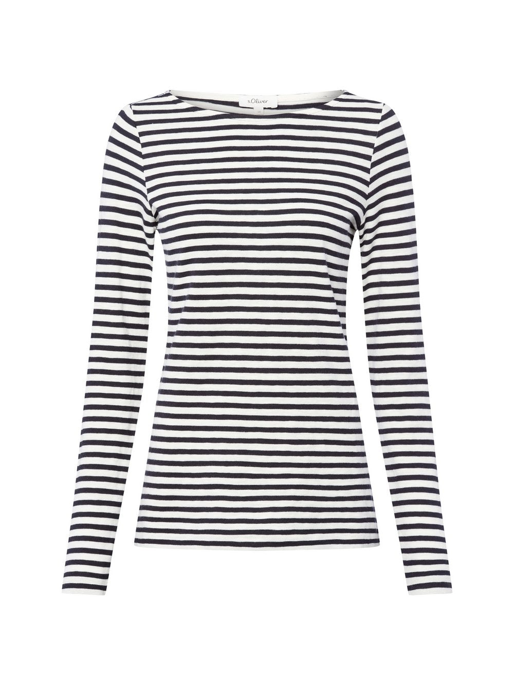 s.Oliver Langarmshirt Damen Baumwolle gestreift