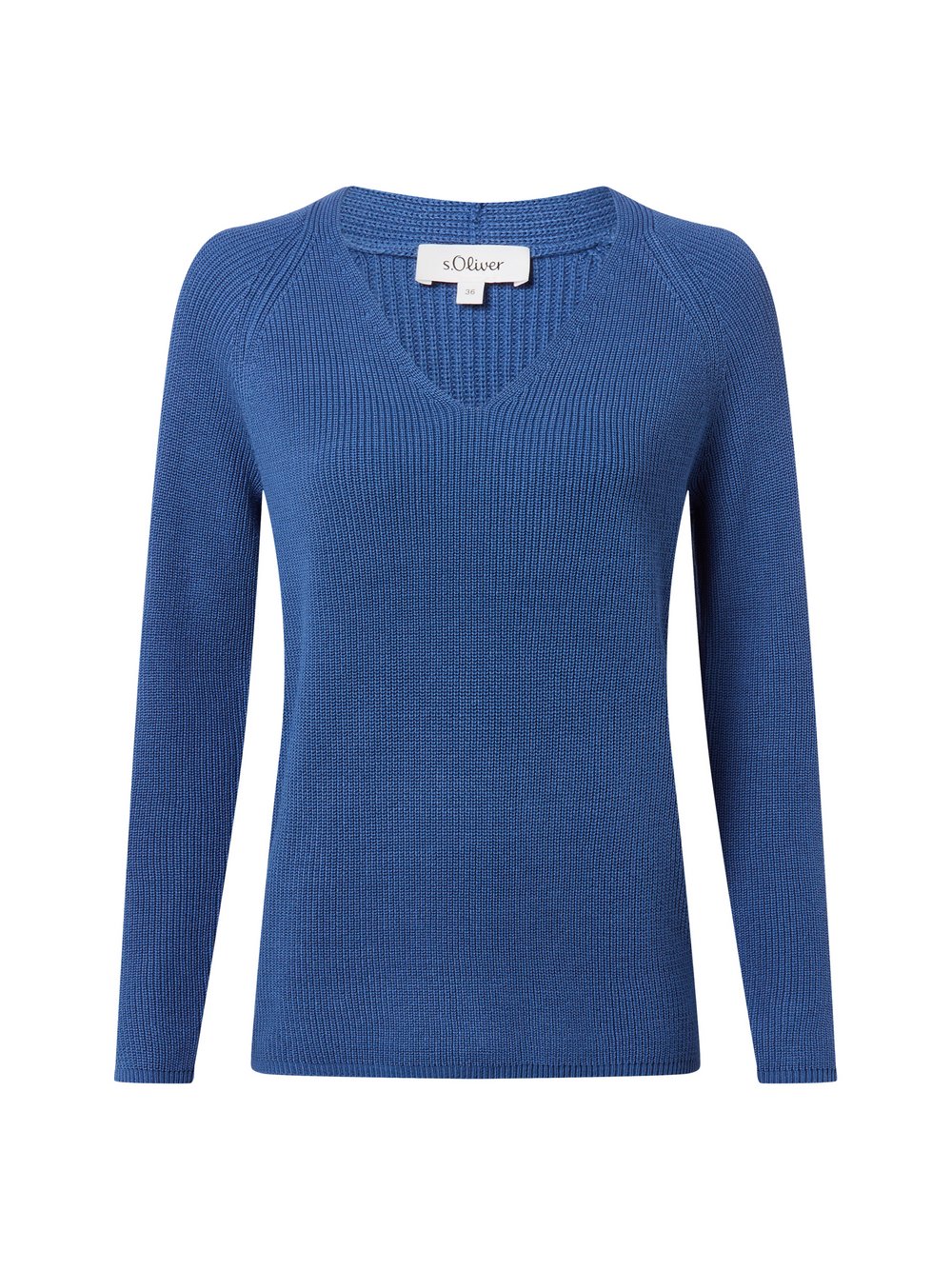 s.Oliver Strickpullover Damen Baumwolle meliert
