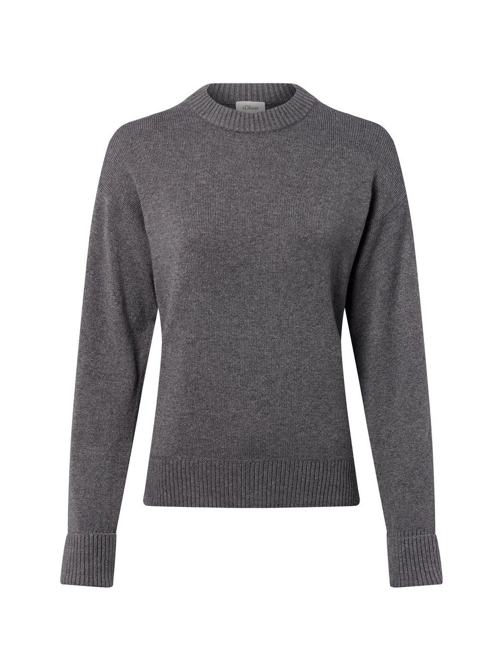 s.Oliver Strickpullover Damen Feinstrick meliert