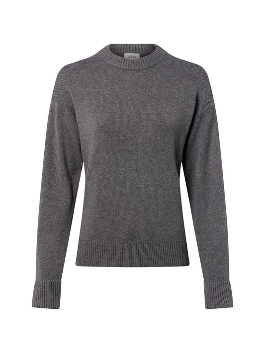 s.Oliver Strickpullover Damen Feinstrick meliert