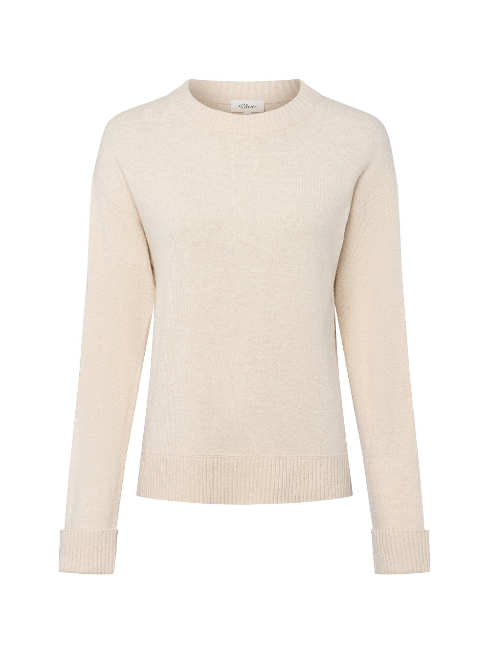 s.Oliver Strickpullover Damen Feinstrick meliert