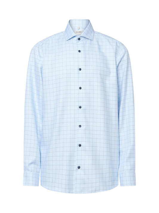 OLYMP Level Five Businesshemd Herren Slim Fit Baumwolle kariert